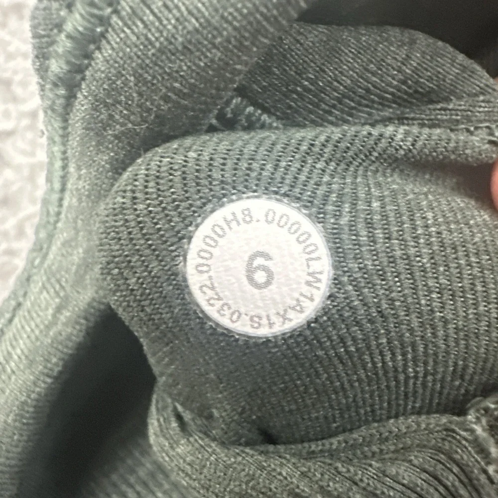 Lululemon Ebb To Street Tank Top Smoked Spruce Green Athletic Athleisure Women 6